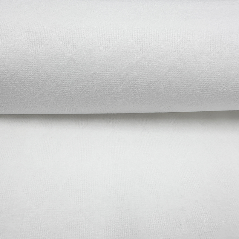 Custom 50G 30% Viscose Sem-Cross Special Pattern Spunleced Нетканая ткань для влажных салфеток