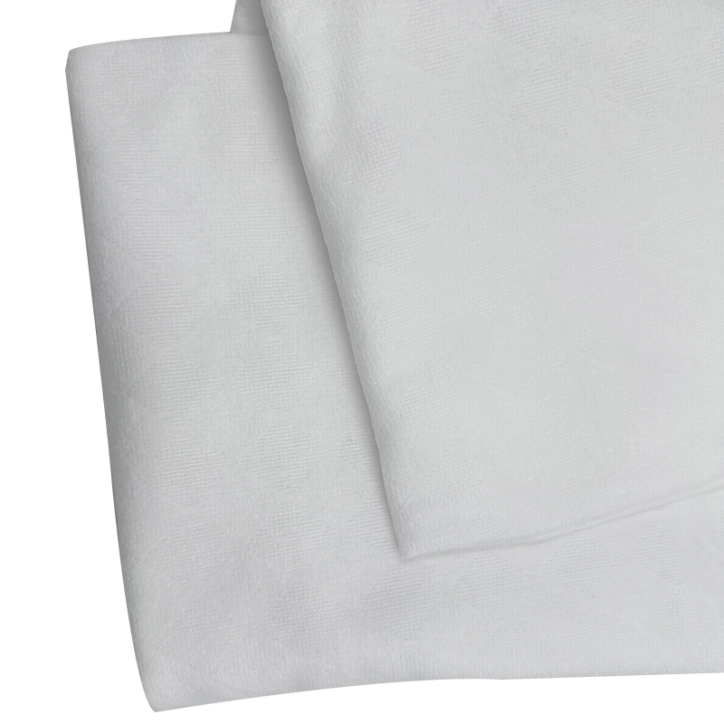 Custom 50G 30% Viscose Sem-Cross Special Pattern Spunleced Нетканая ткань для влажных салфеток
