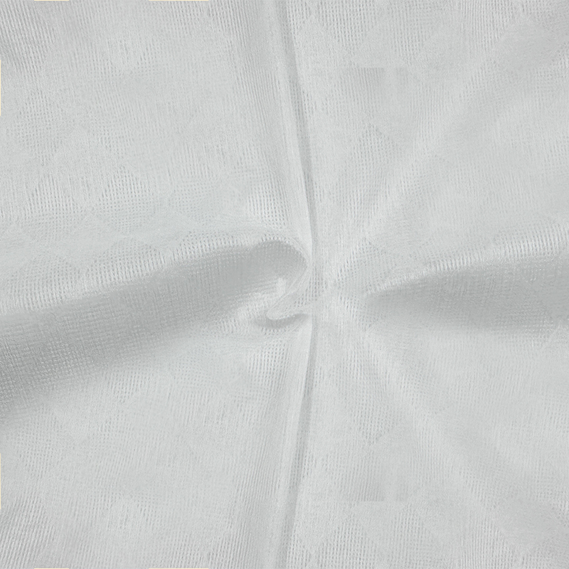 Custom 50G 30% Viscose Sem-Cross Special Pattern Spunleced Нетканая ткань для влажных салфеток
